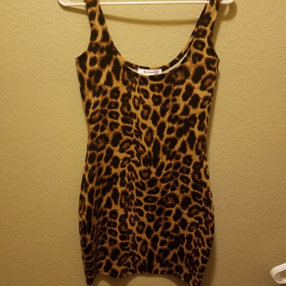 Animal print dress
